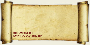 Anđelka Miljaković vizit kartica